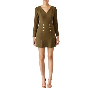 Shoshanna Anika Long Sleeve Mini Dress